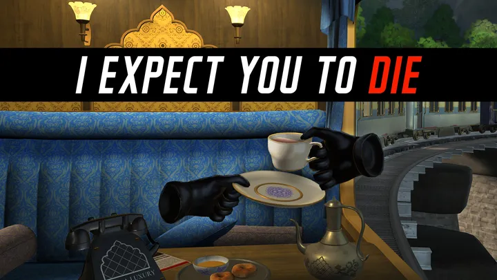 I expect you to die cover artwork from the official Meta shop page