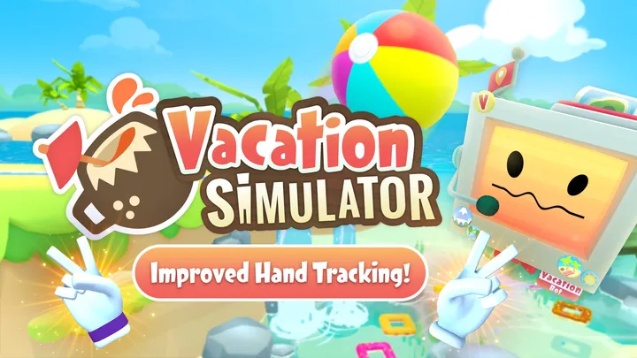Vacation Simulator cover artwork from the official Meta shop page