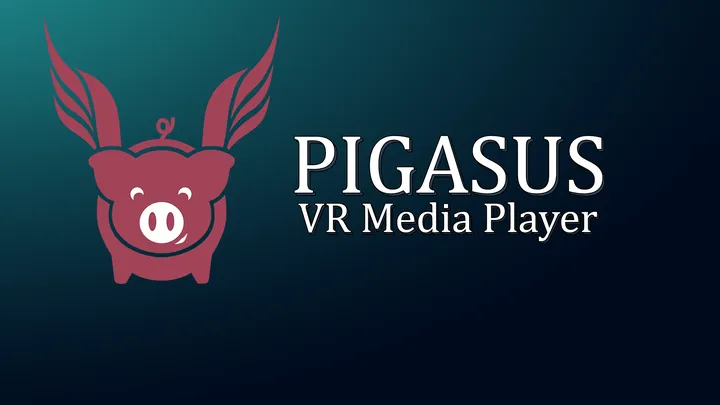 Pigasus VR Media Player cover artwork from the official Meta shop page