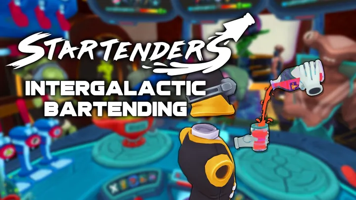 Startenders: Intergalactic Bartending cover artwork from the official Meta shop page