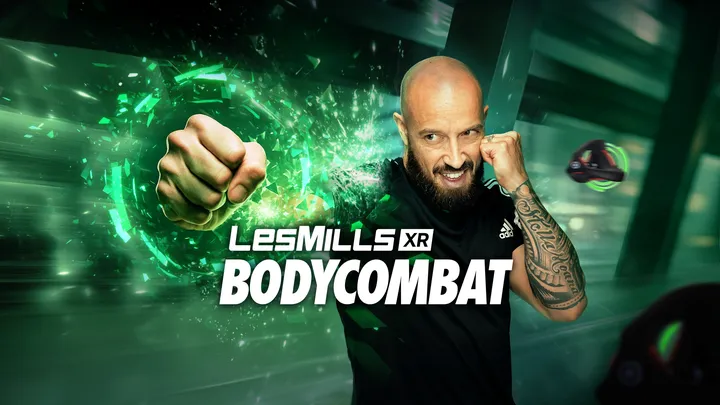 LES MILLS BODYCOMBAT: Fitness workouts cover artwork from the official Meta shop page