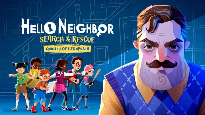 Hello Neighbor: Search and Rescue cover artwork from the official Meta shop page