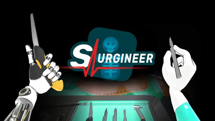 Surgineer cover artwork from the official Meta shop page