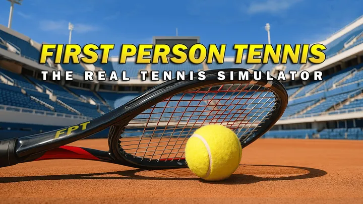 First Person Tennis - The Real Tennis Simulator cover artwork from the official Meta shop page