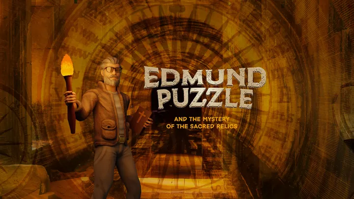 EDMUND PUZZLE AND THE MYSTERY OF THE SACRED RELICS cover artwork from the official Meta shop page