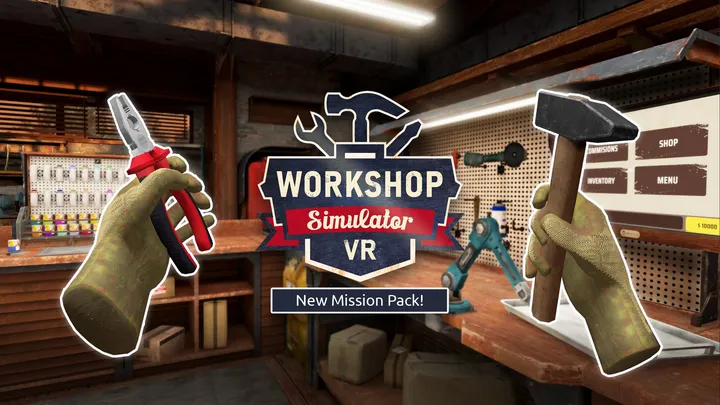 WORKSHOP SIMULATOR VR cover artwork from the official Meta shop page