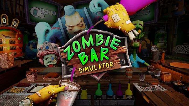 ZOMBIE BAR SIMULATOR cover artwork from the official Meta shop page
