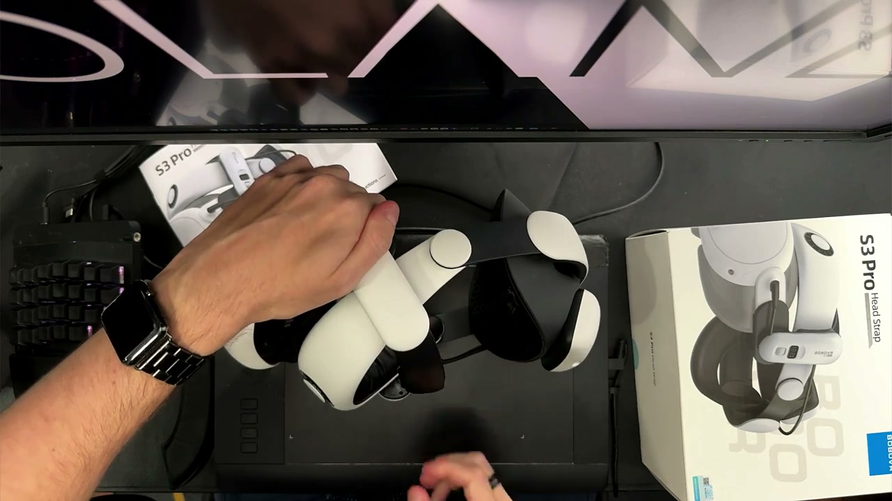 Adjusting the S3 Pro’s rear padding and fit